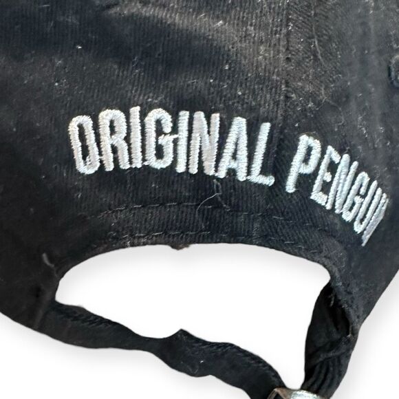 ORIGINAL PENGUIN Men’s Black Baseball Cap Adjustable Hat - Picture 3 of 5